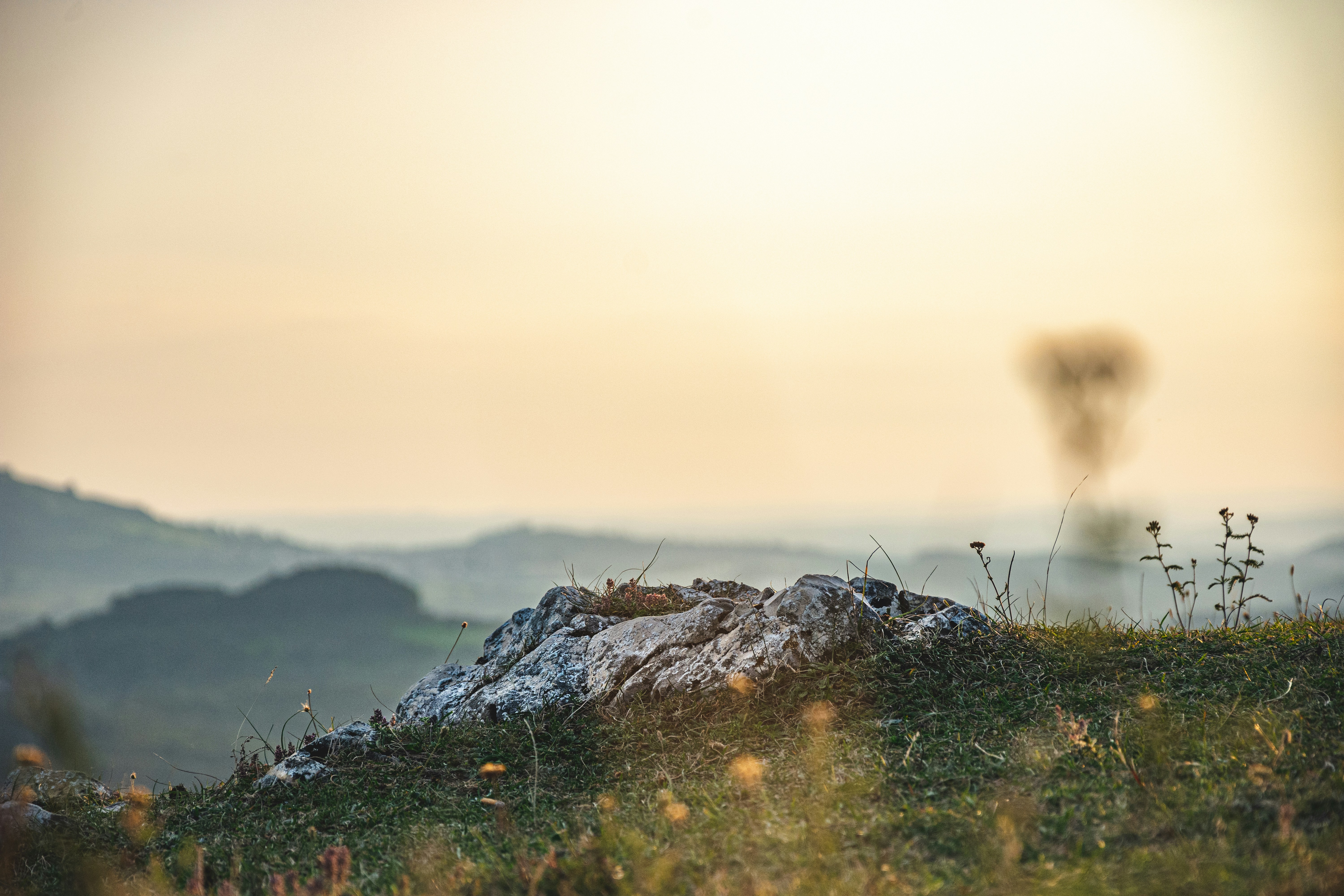 Blick über die Landschaft der Schwäbischen Alb